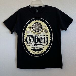 OBEY Men’s Black T Shirt Size M